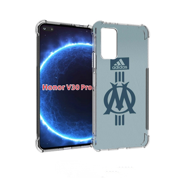 

Чехол бампер MyPads фк марсель для Honor V30 Pro, Прозрачный, Tocco