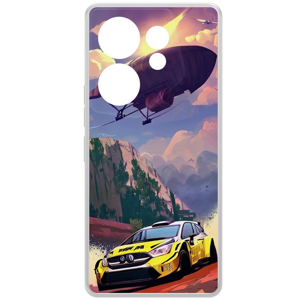 

Чехол-накладка Krutoff Clear Case Гонка для TECNO Camon 20 Premier, Прозрачный