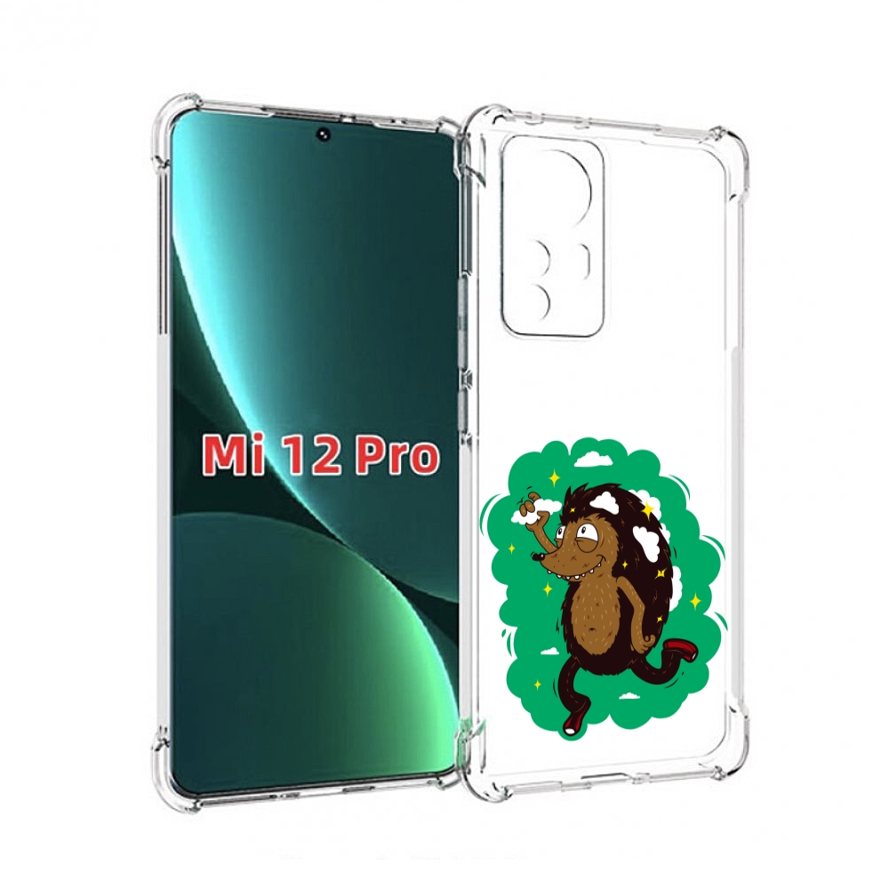 

Чехол MyPads Ежик в облаках для Xiaomi 12S Pro, Прозрачный, Tocco