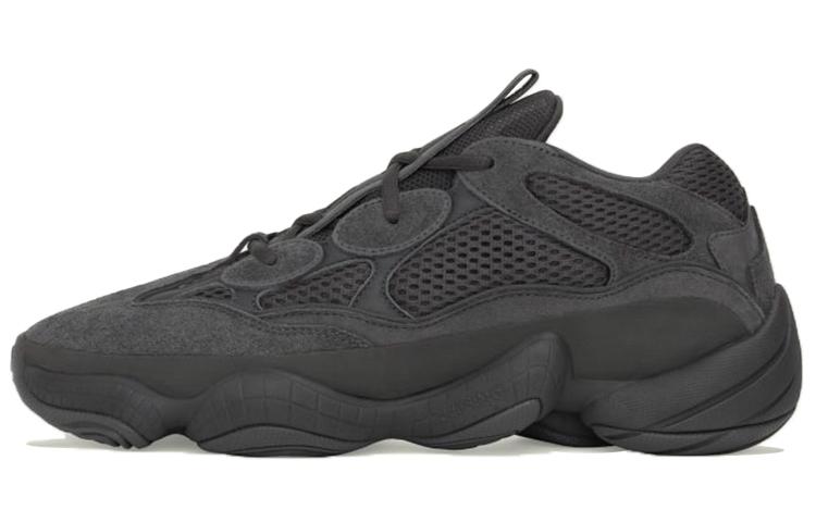 

Кроссовки унисекс Adidas Yeezy 500 Utility Black 2020 серые 46 EU, Серый, Yeezy 500 Utility Black 2020
