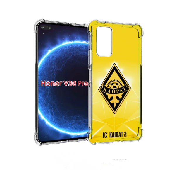 

Чехол бампер MyPads фк каират алматы для Honor V30 Pro, Прозрачный, Tocco