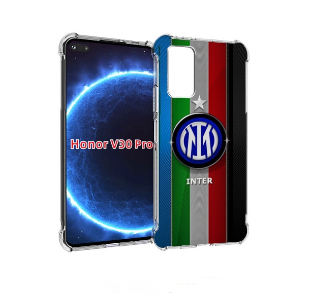 

Чехол бампер MyPads фк интер милан для Honor V30 Pro, Прозрачный, Tocco