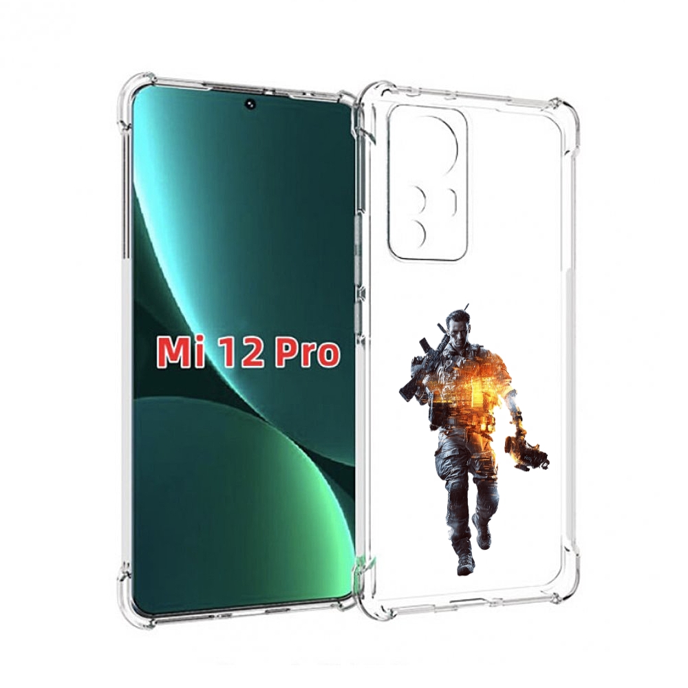 

Чехол MyPads Battlefield-4 мужской для Xiaomi 12S Pro, Прозрачный, Tocco