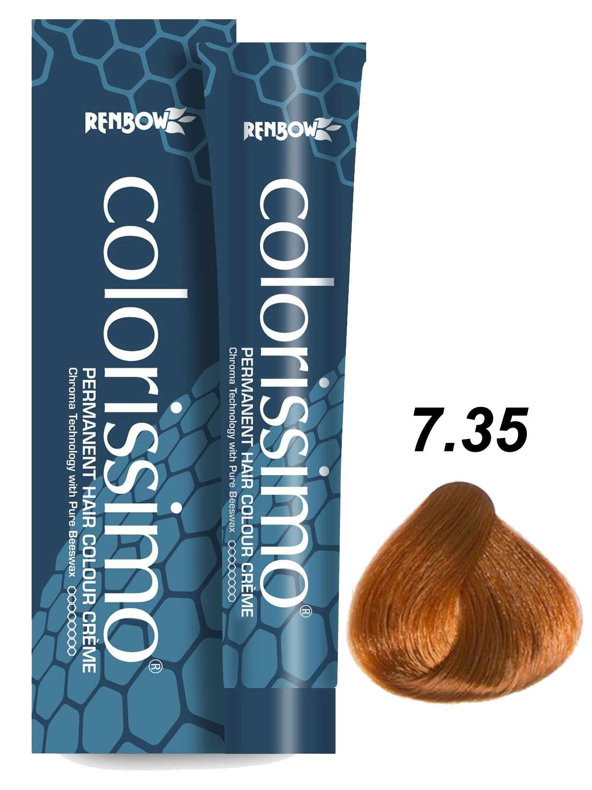 

Краска COLORISSIMO 7.35 блонд умеренно-каштановый 100 мл