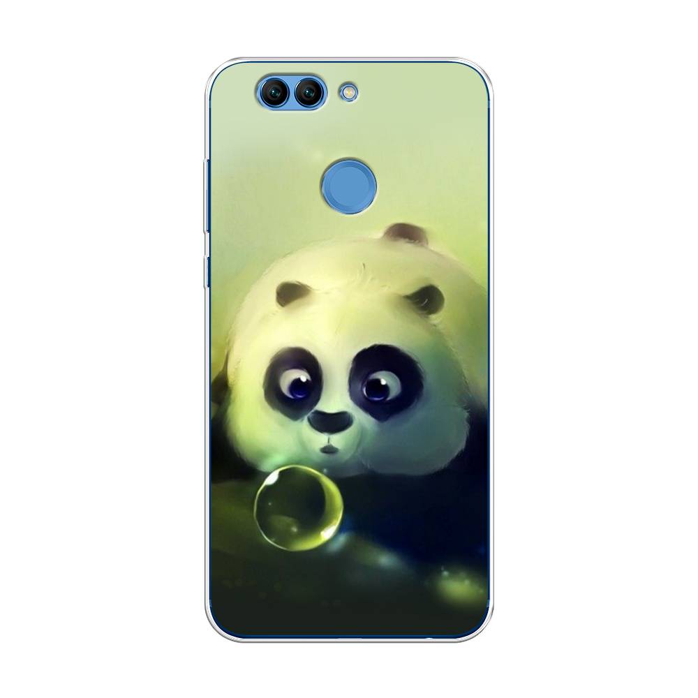 

Чехол на Huawei Nova 2 Plus "Малыш панды", Зеленый;черный;серый, 63050-1