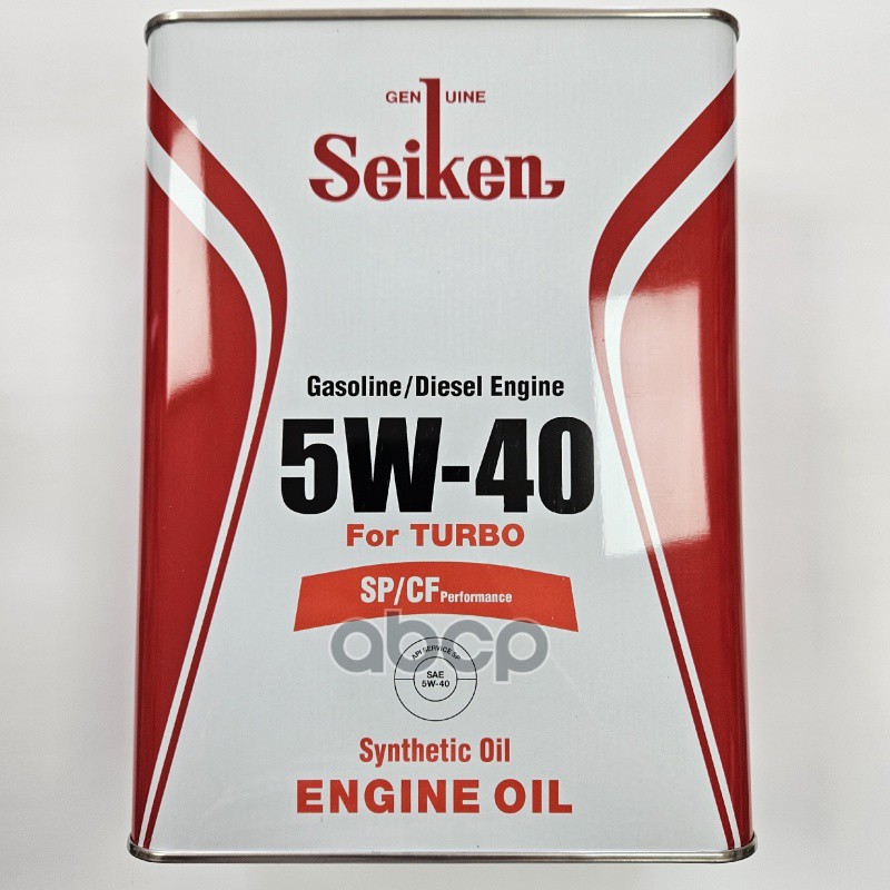 

SEIKEN Масло моторное SEIKEN SYNTHETIC SP/CF 5W-40 4л