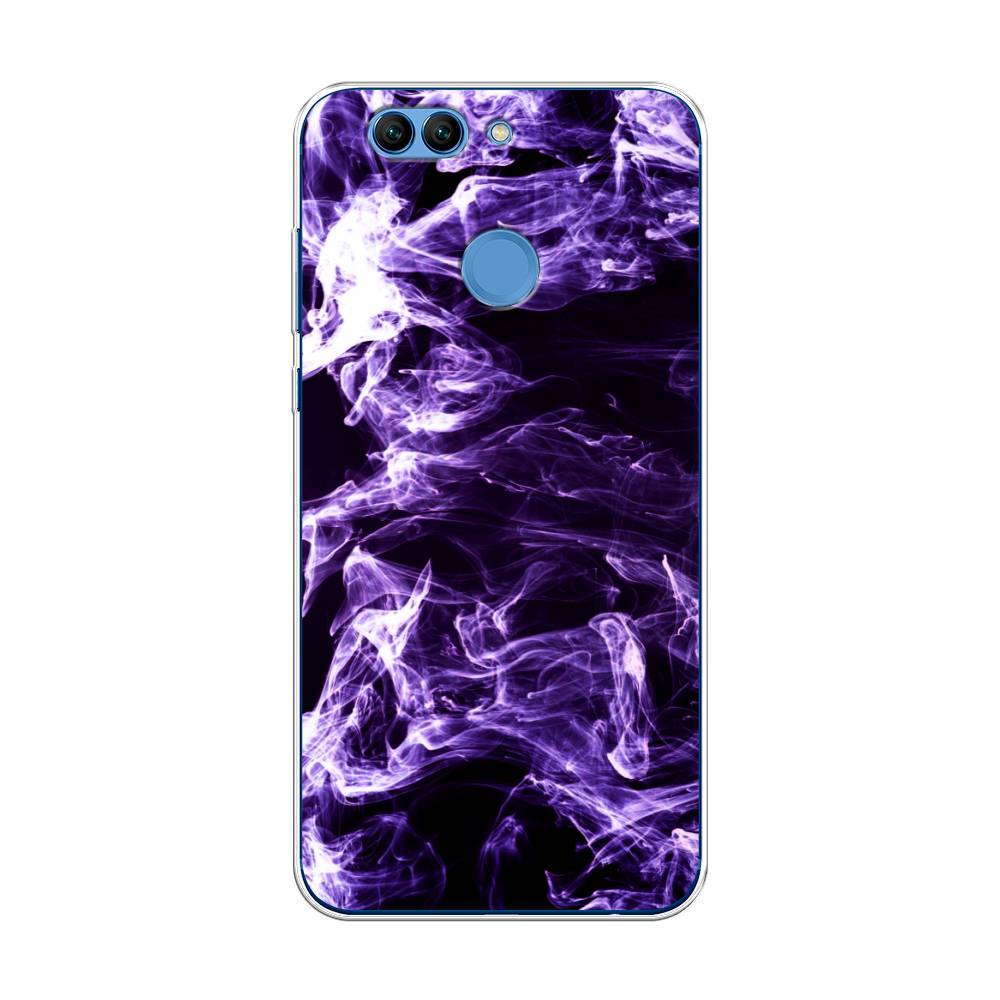 

Чехол на Huawei Nova 2 Plus "Фиолетовый дым", Фиолетовый;белый;черный, 63050-3