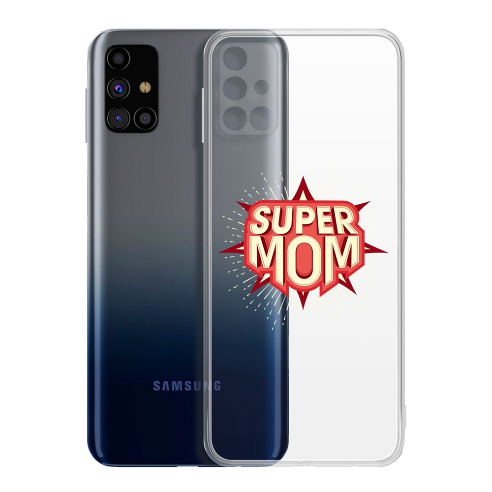 

Чехол-накладка Krutoff Clear Case Супер Мама для Samsung Galaxy M31s (M317)