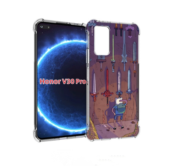 

Чехол бампер MyPads фин ищет меч для Honor V30 Pro, Прозрачный, Tocco