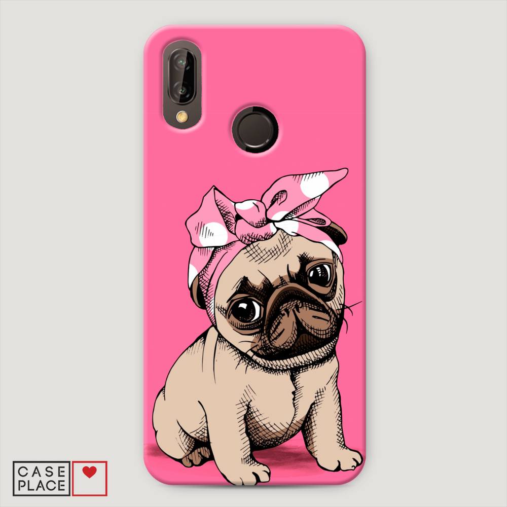 

Чехол Awog "Dog Pin-Up" для Huawei Nova 3E, 65620-1