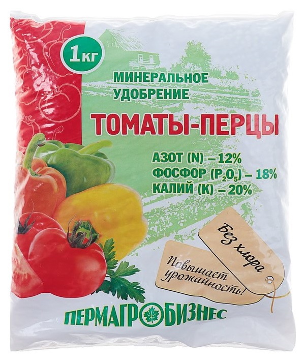 

Удобрение Пермагробизнес Томаты-перцы 1 кг