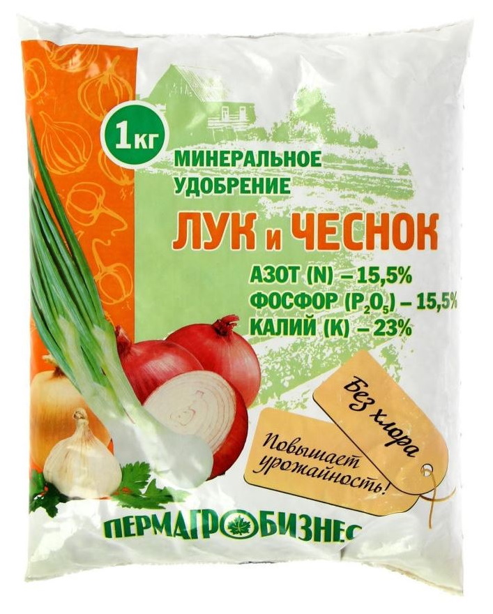 

Удобрение Пермагробизнес Лук и чеснок 1 кг