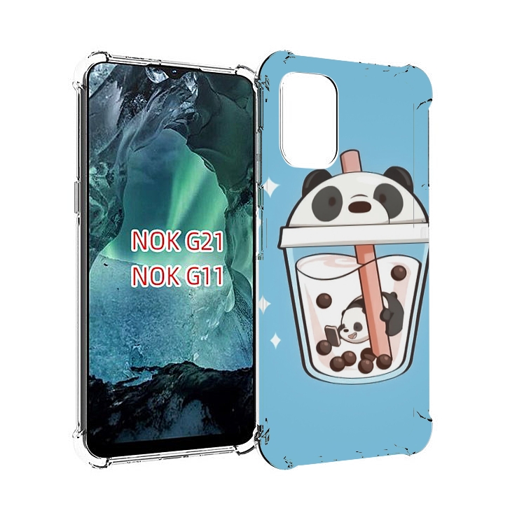 

Чехол Mypads Bubble Tea Для Nokia G11/G21, Прозрачный, Tocco