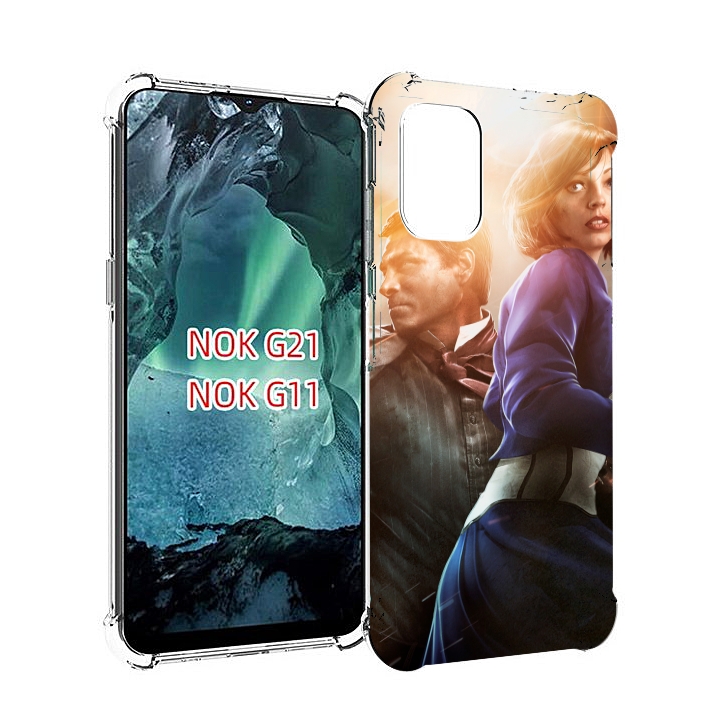 

Чехол Mypads Bioshock Infinite Для Nokia G11/G21, Прозрачный, Tocco