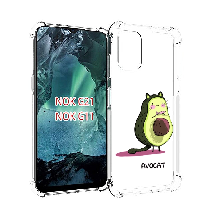 

Чехол Mypads Avocat Для Nokia G11/G21, Прозрачный, Tocco