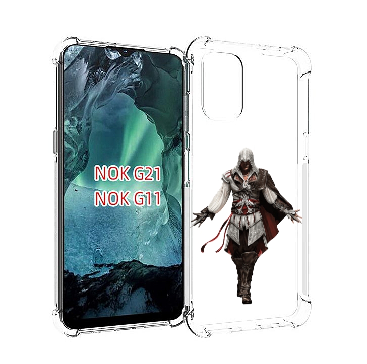 

Чехол Mypads Assassin'S-Creed Мужской Для Nokia G11/G21, Прозрачный, Tocco