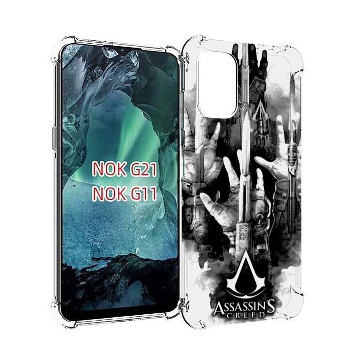 

Чехол Mypads Assassin'S Creed Скрытый Клинок Для Nokia G11/G21, Прозрачный, Tocco