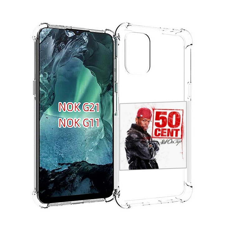 

Чехол Mypads 50 Cent - Still On Top Для Nokia G11/G21, Прозрачный, Tocco