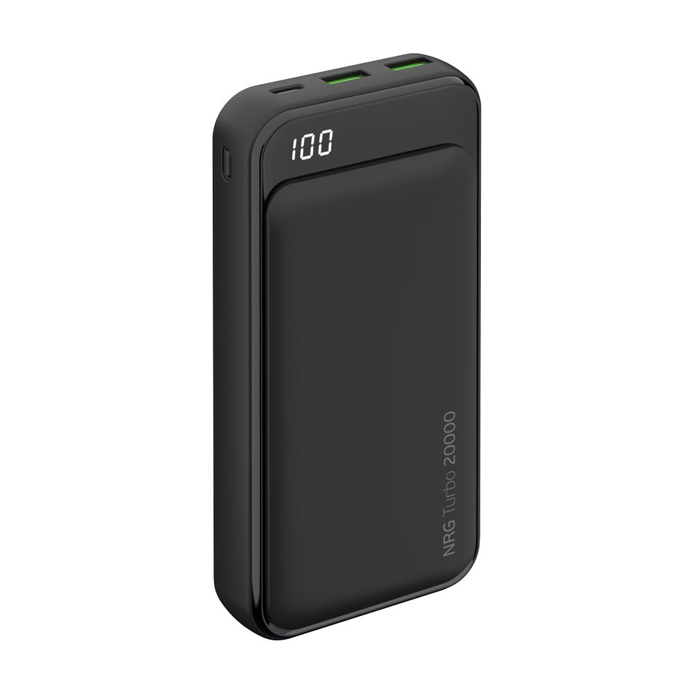 фото Внешний аккумулятор deppa nrg turbo compact 20000mah, qc 3.0, black (33556)