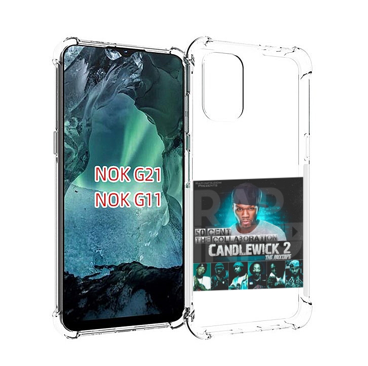 

Чехол Mypads 50 Cent - Candlewick 2 Для Nokia G11/G21, Прозрачный, Tocco