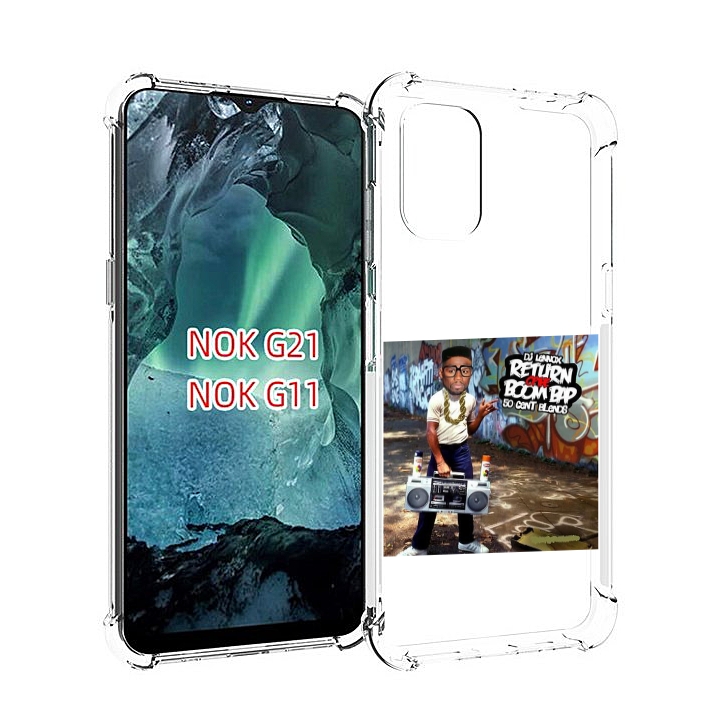 

Чехол Mypads 50 Cent & Dj Lennox - Return Of The Boom Bap Для Nokia G11/G21, Прозрачный, Tocco