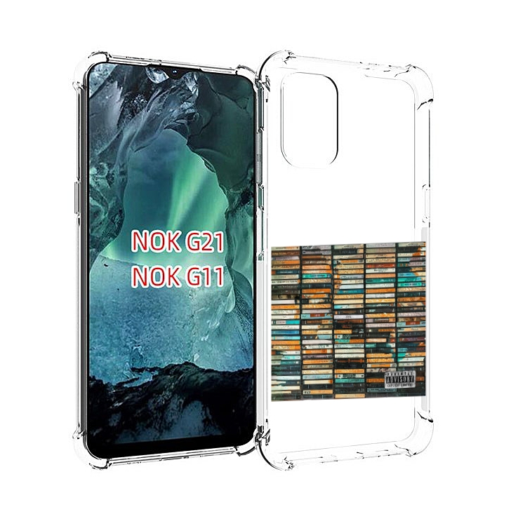 

Чехол Mypads 2004 Скриптонит Для Nokia G11/G21, Прозрачный, Tocco