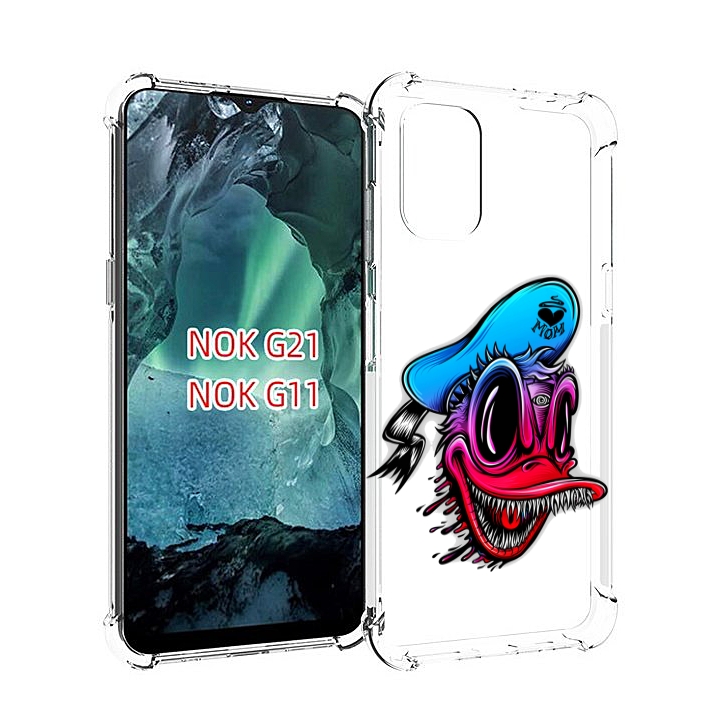 

Чехол Mypads Дональд Для Nokia G11/G21, Прозрачный, Tocco