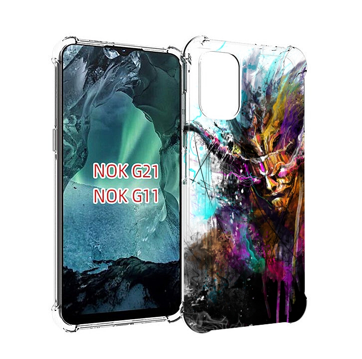 

Чехол Mypads Яркий Дьявол Для Nokia G11/G21, Прозрачный, Tocco