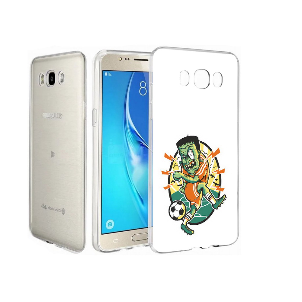 

Чехол MyPads Tocco для Samsung Galaxy J7 зомби футболист, Прозрачный, Tocco
