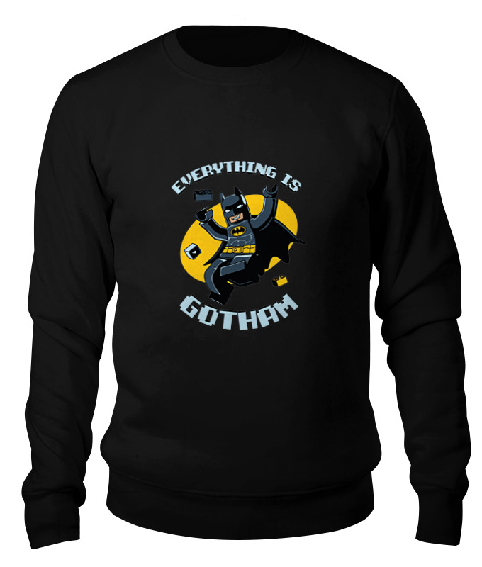 

Свитшот унисекс Printio Бэтмен (batman) черный XS, Бэтмен (batman)