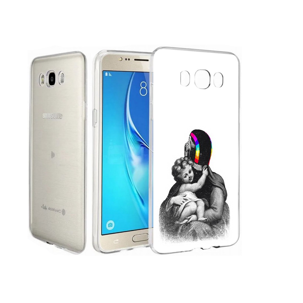 

Чехол MyPads Tocco для Samsung Galaxy J7 защитник в шлеме, Прозрачный, Tocco
