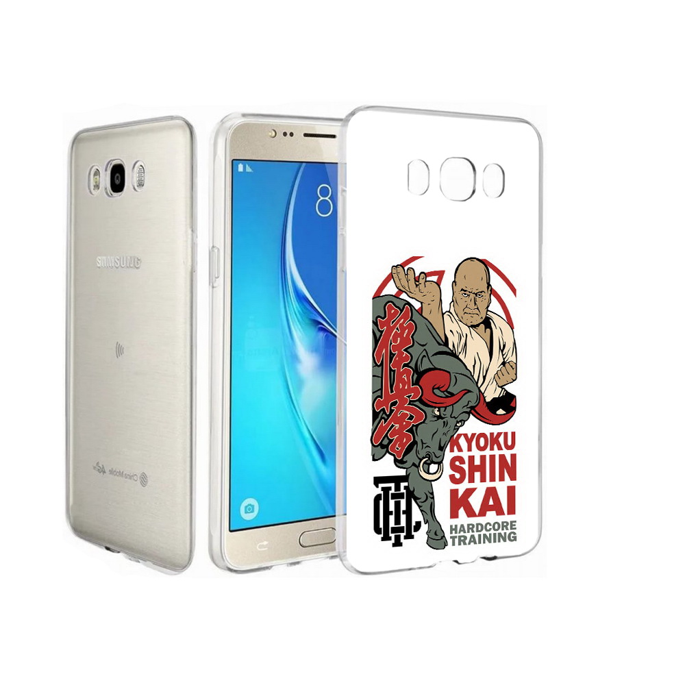 

Чехол MyPads Tocco для Samsung Galaxy J7 единоборства рисунок, Прозрачный, Tocco