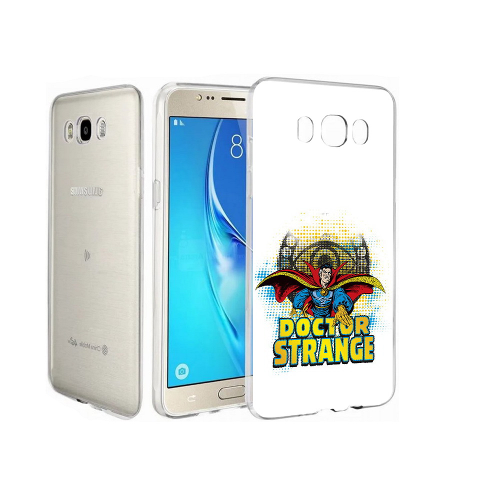 

Чехол MyPads Tocco для Samsung Galaxy J7 доктор стренж рисунок, Прозрачный, Tocco