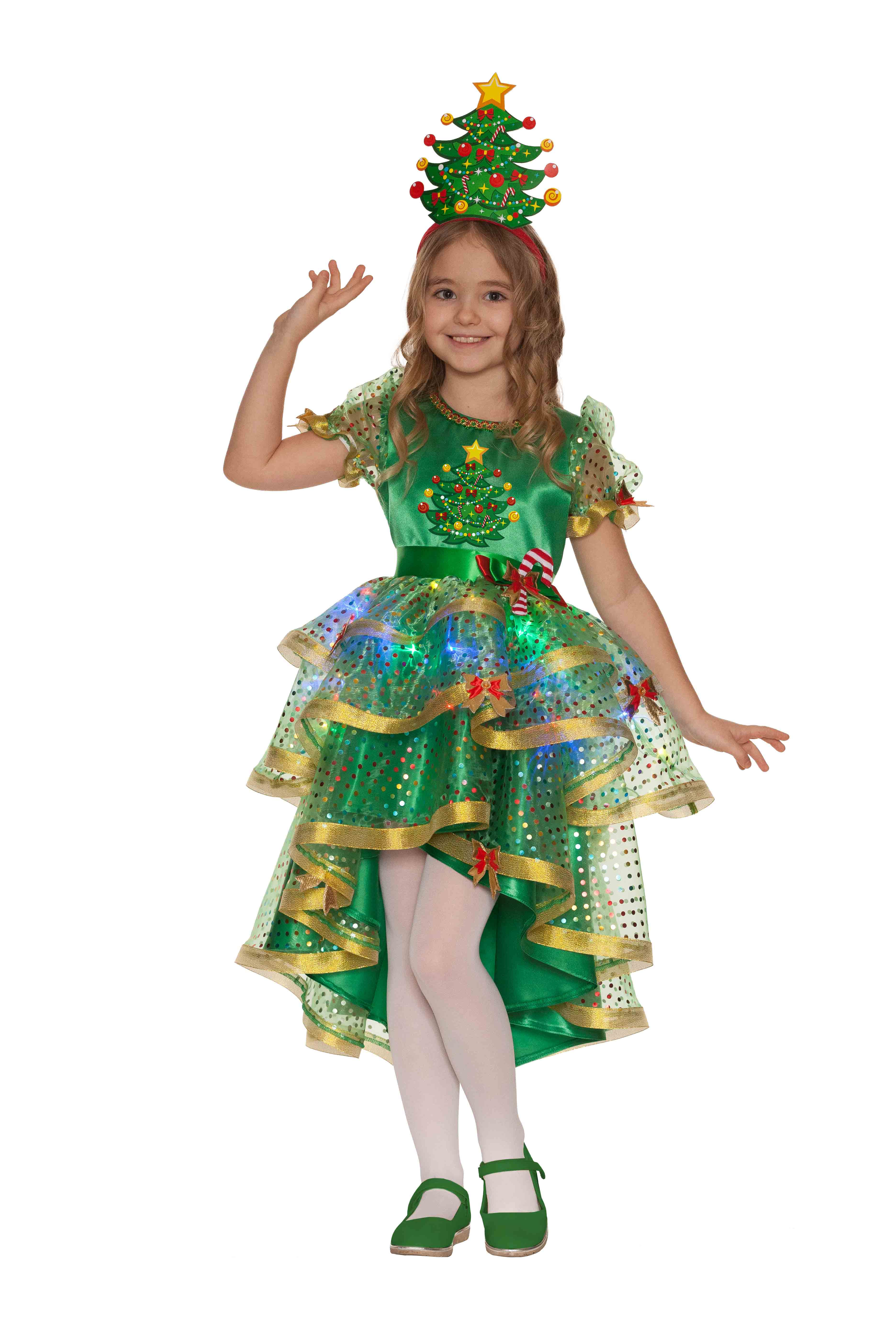 

Карнавальный костюм Batik 21-20KOL, мультиколор, 140, Зеленый, 21-20KOL