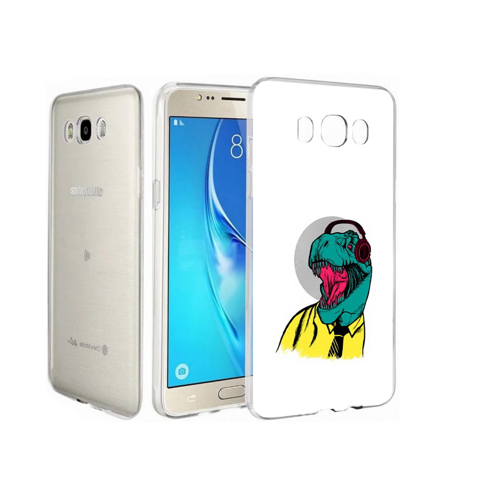 

Чехол MyPads Tocco для Samsung Galaxy J7 дино, Прозрачный, Tocco