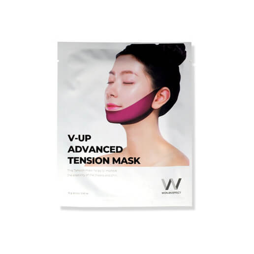 

Маска-бандаж для коррекции овала лица Wonjin V-Up Advanced Tension Mask, 1 шт, Бандажная маска