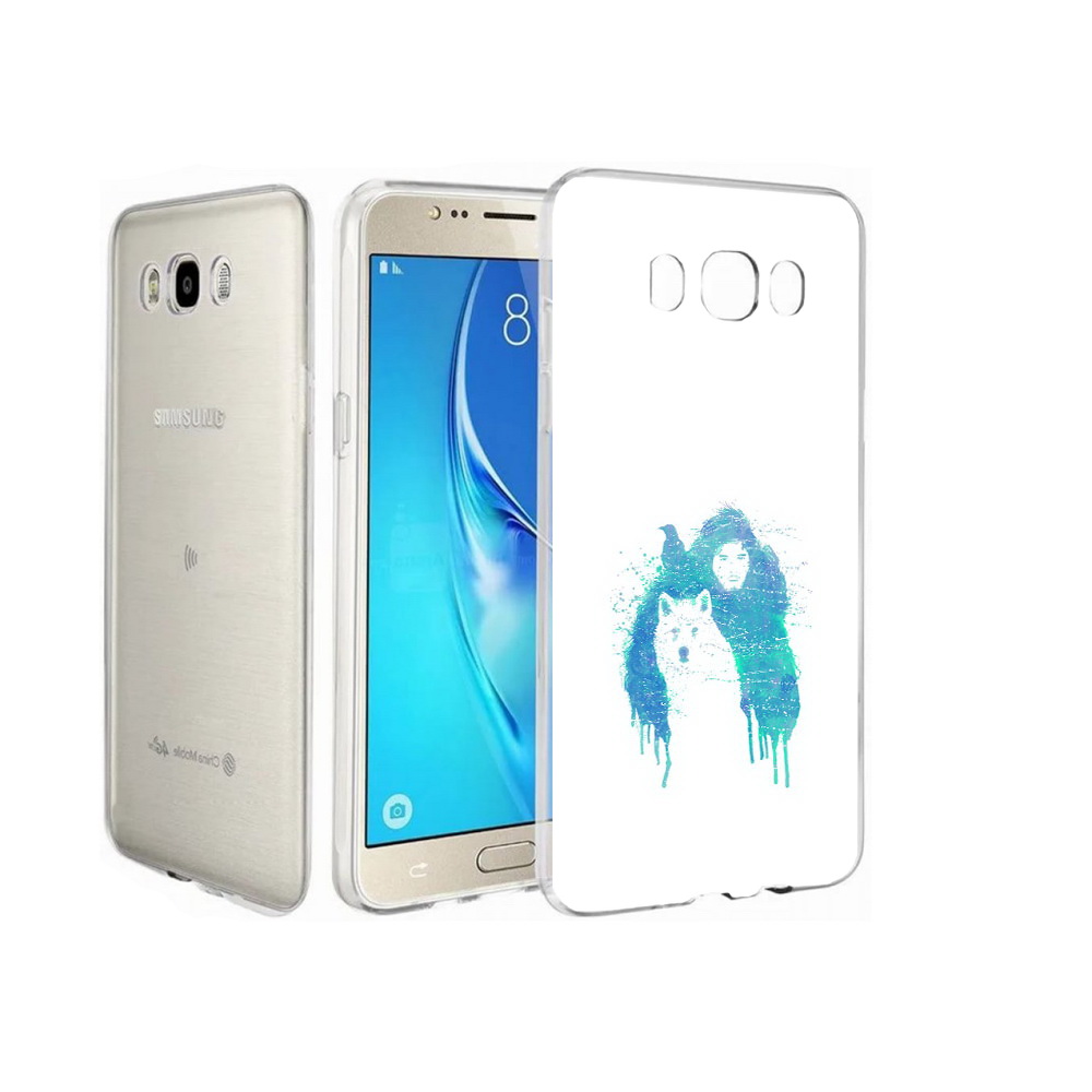

Чехол MyPads Tocco для Samsung Galaxy J7 джон сноу, Прозрачный, Tocco