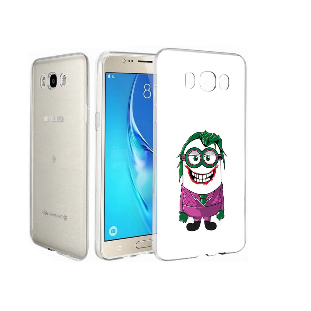 

Чехол MyPads Tocco для Samsung Galaxy J7 джокер миньон, Прозрачный, Tocco