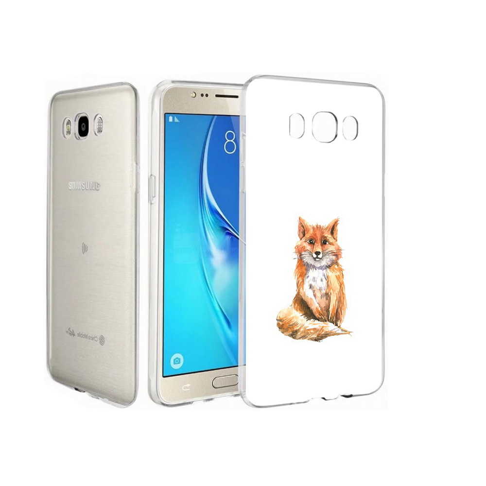 

Чехол MyPads Tocco для Samsung Galaxy J7 детская лиса, Прозрачный, Tocco