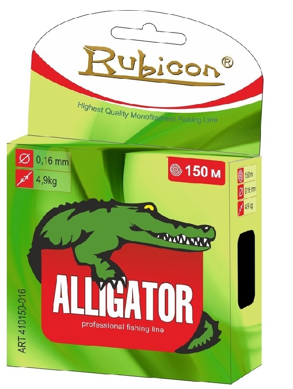 

RUBICON Леска монофильная RUBICON Alligator 150m (зеленый) d=0,50mm, Alligator
