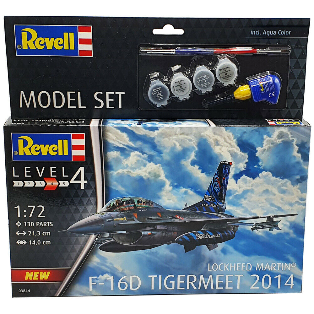 

Сборная модель Revell 1/72 Подарочный Легк истребитель F-16D Fighting Falcon краски 03844N