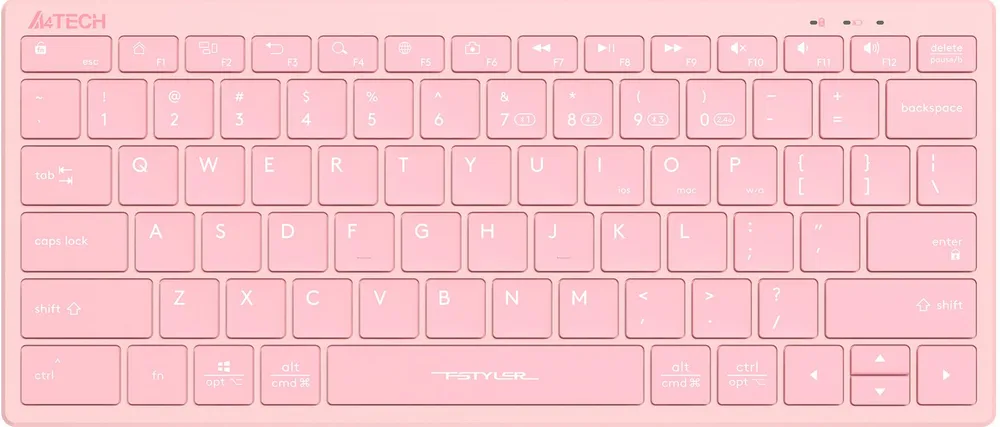 Беспроводная клавиатура A4Tech Fstyler FBX51C Pink