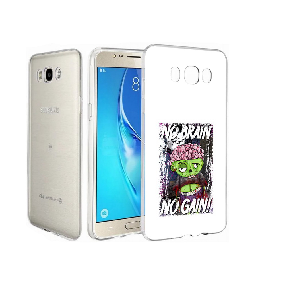 

Чехол MyPads Tocco для Samsung Galaxy J7 глупый зомби, Прозрачный, Tocco