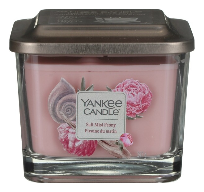 фото Ароматическая свеча yankee candle salt mist peony 347г