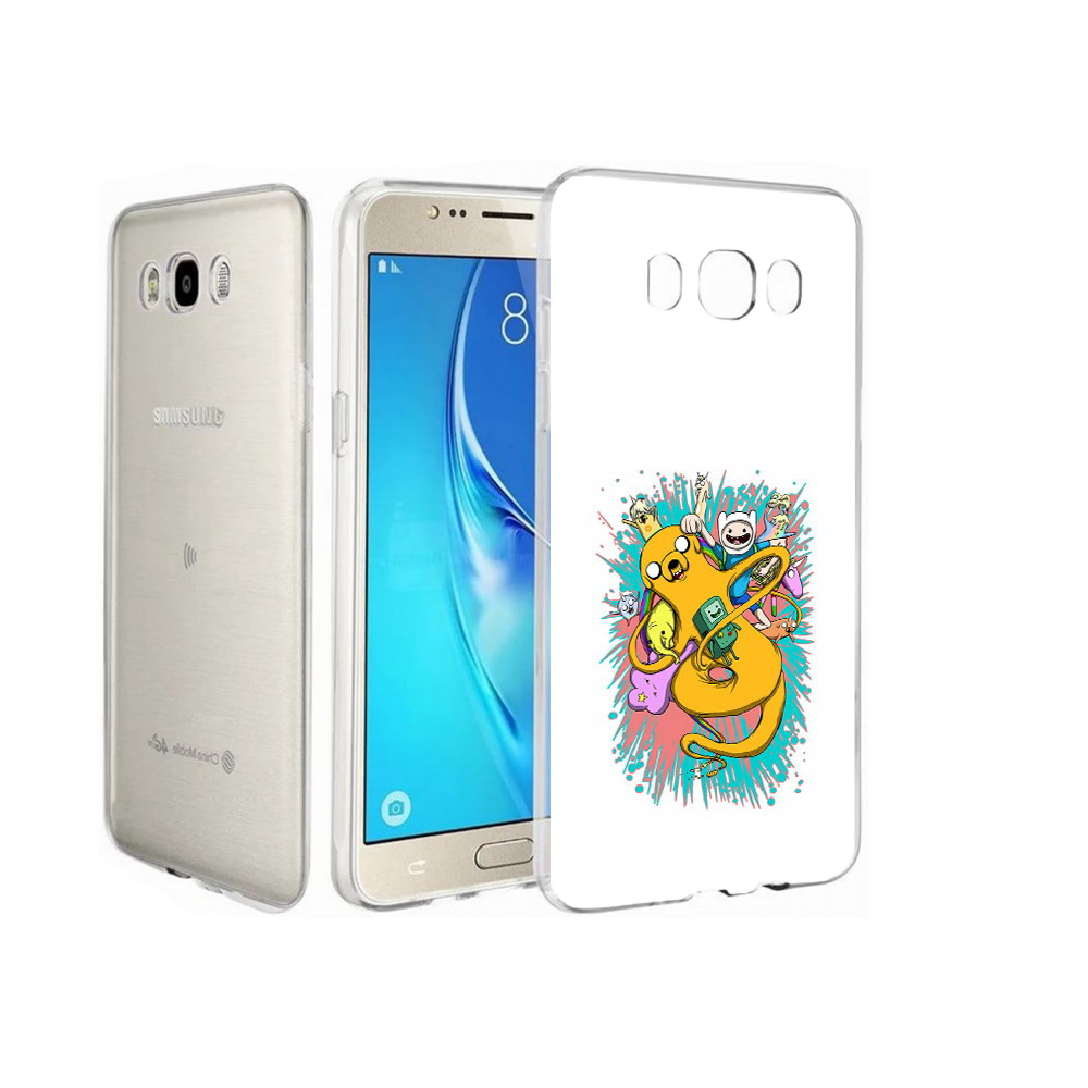 

Чехол MyPads Tocco для Samsung Galaxy J7 время приключений рисунок, Прозрачный, Tocco