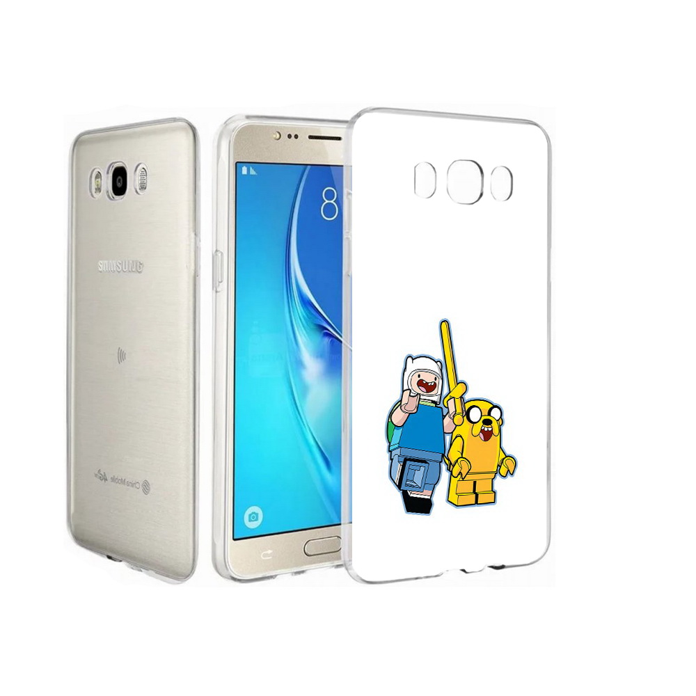 

Чехол MyPads Tocco для Samsung Galaxy J7 время приключений лего, Прозрачный, Tocco