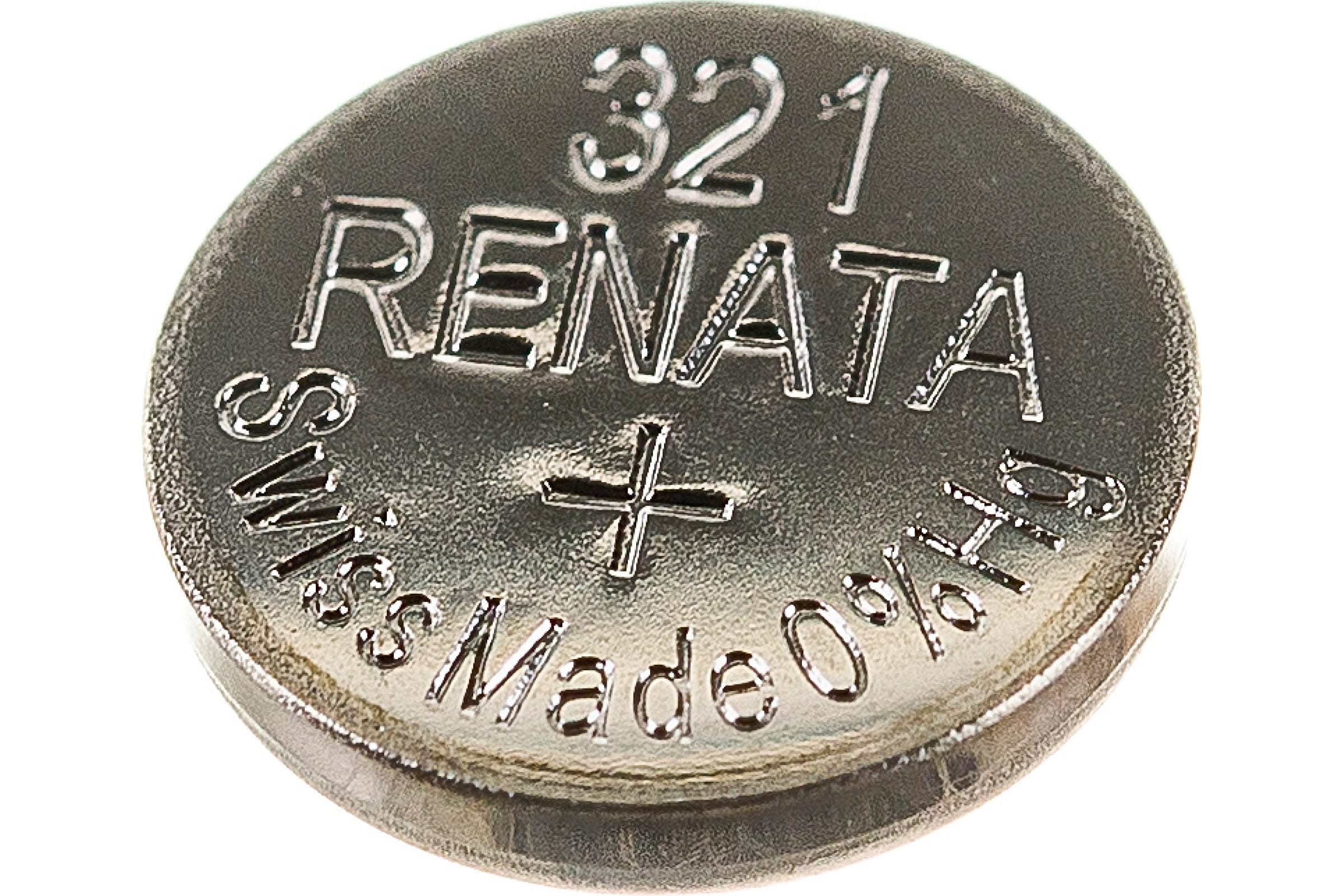 Батарейка для часов Renata R 321 (SR 616 SW, 1.55V, 13mAh, 6.8x1.6mm) 4337