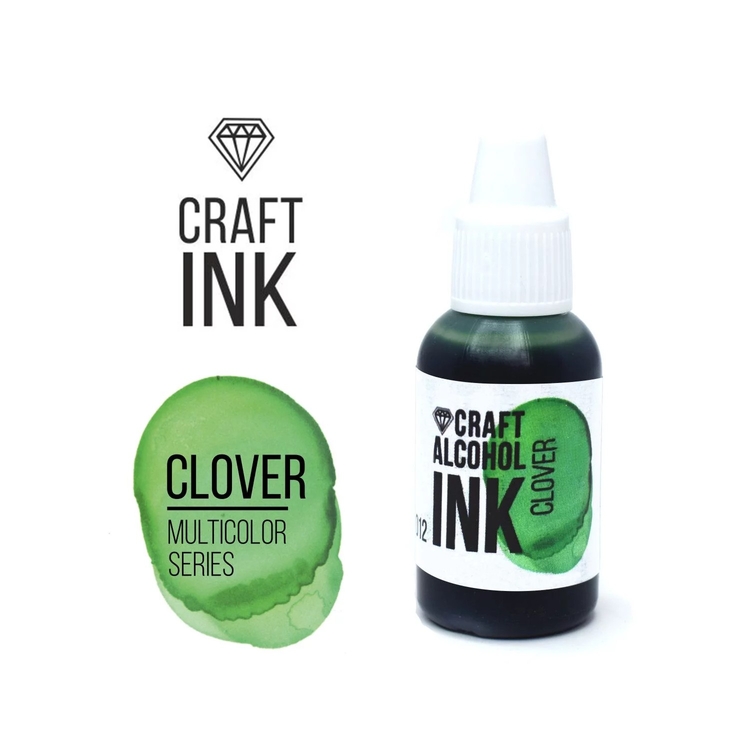 

Алкогольные чернила клевер (Clover) 20 мл, Craft Alcohol INK CAI-021