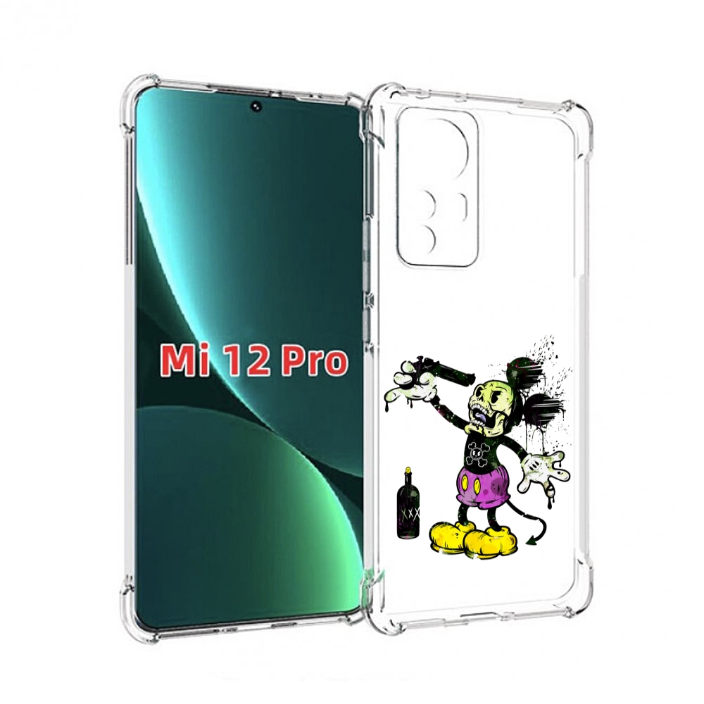 

Чехол MyPads Драг Микки для Xiaomi 12S Pro, Прозрачный, Tocco