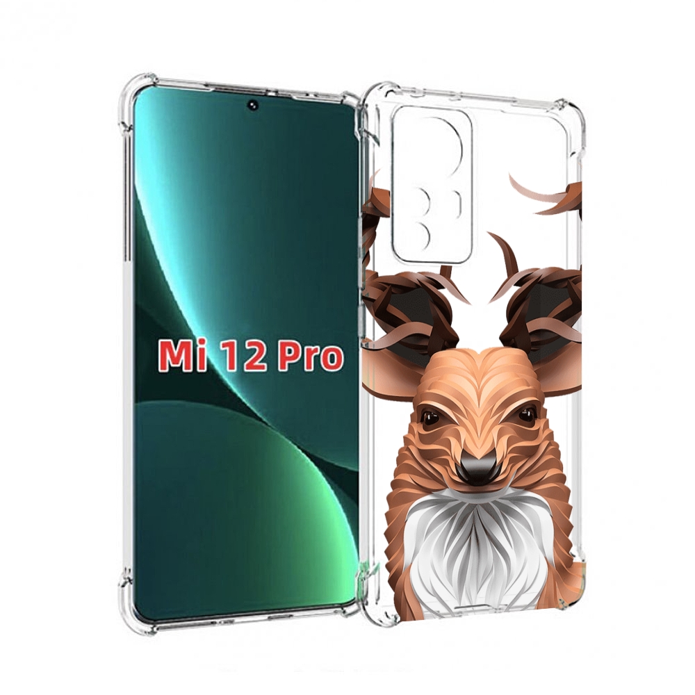 

Чехол MyPads 3D-олень для Xiaomi 12S Pro, Прозрачный, Tocco